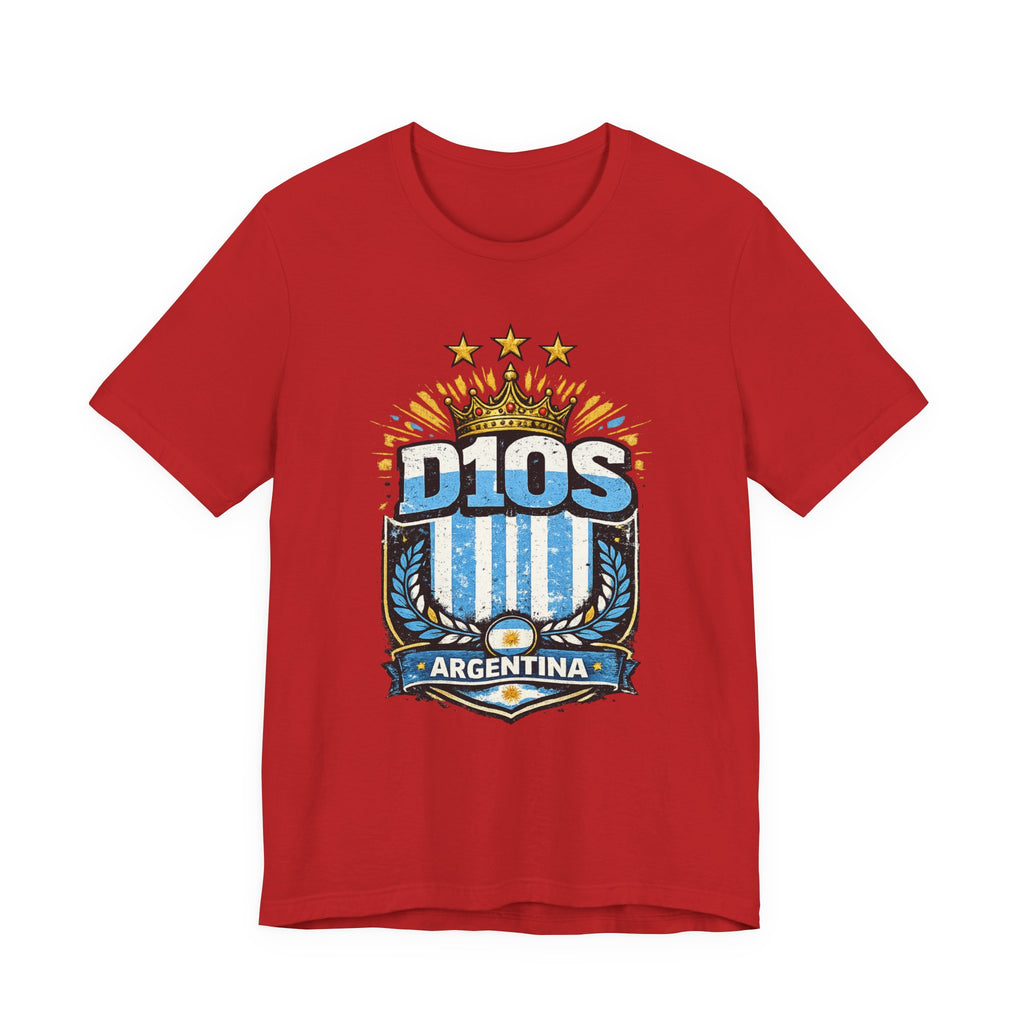 D10S Argentina Tee — Football Fan Shirt