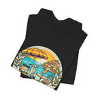 Amalfi Coast Vintage Travel Tee — Scenic Lemon & Vespa Graphic