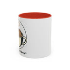 Latte Cat Coffee Mug – "Don't Wake Me, I'll Move" Cute Cat Latte Art Ceramic Accent Mug
