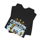 T-Shirt — 'El Campeón del Mundo: Hace Lo Que Quiere' Soccer Champion Tee