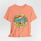 Amalfi Coast Vintage Travel Tee — Scenic Lemon & Vespa Graphic
