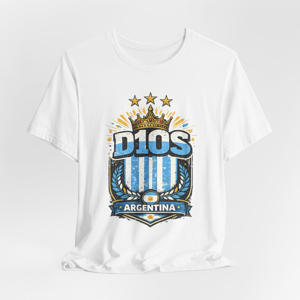 D10S Argentina Tee — Football Fan Shirt