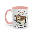 Latte Cat Coffee Mug – "Don't Wake Me, I'll Move" Cute Cat Latte Art Ceramic Accent Mug