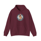 Patriotic Cat Hoodie — "Ready for the Stars" Graphic Pullover