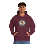Patriotic Cat Hoodie — "Ready for the Stars" Graphic Pullover