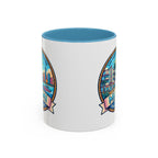 Miami Vintage Travel Accent Coffee Mug – 'Miami' Scenic Beach & Skyline Design (11/15oz)
