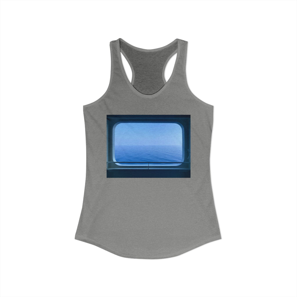 Women's Ideal Racerback Tank - Summer Ocean View