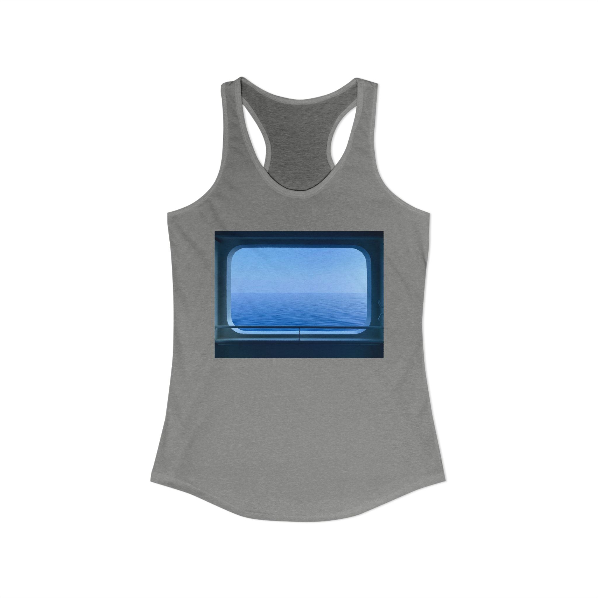Women's Ideal Racerback Tank - Summer Ocean View