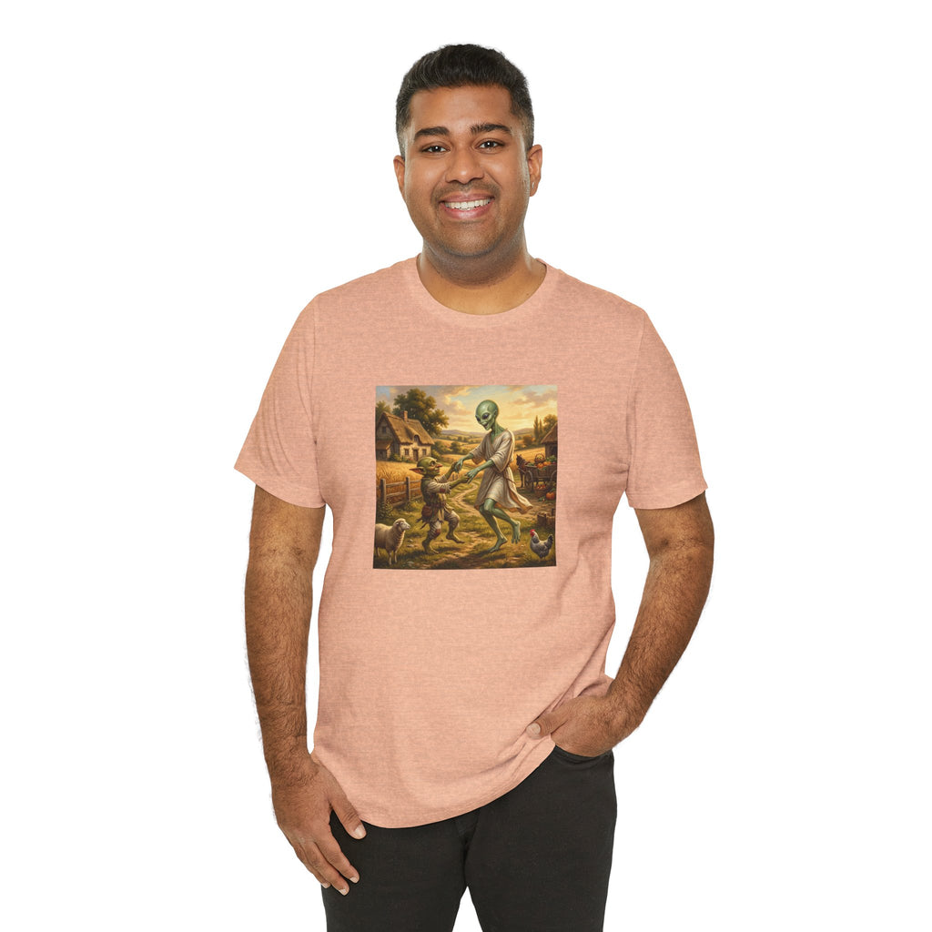 Alien Harvest Vintage Art T‑Shirt