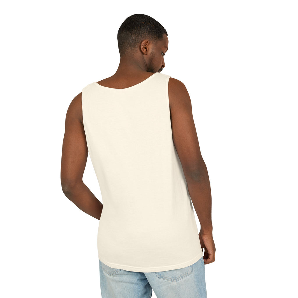 Abstract Wave Mesh Tank Top — Geometric Optical Illusion Graphic Tank