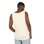 Abstract Wave Mesh Tank Top — Geometric Optical Illusion Graphic Tank