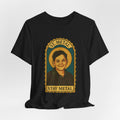 Copy of Stay Metal T-Shirt — Retro Saint Portrait Heavy Metal Tee