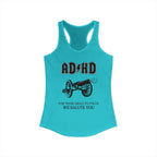 ADHD AC/DC Tank — "For Those About to Focus We Salute You" Graphic T-Shirt