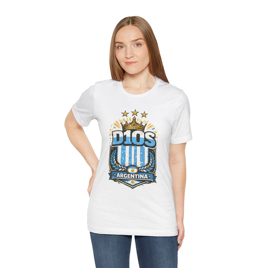 D10S Argentina Tee — Football Fan Shirt