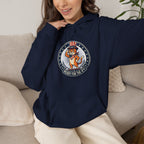 Patriotic Cat Hoodie — "Ready for the Stars" Graphic Pullover