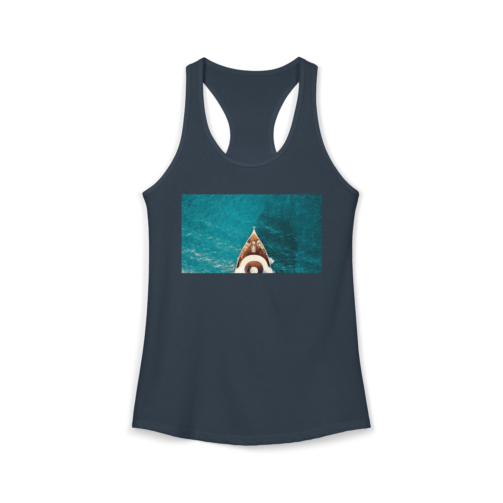 Women's Ideal Racerback Tank - Summer Boat