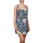 Floral Blue –Style Racerback Dress