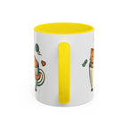 Cat in Cup Coffee Mug — Cute Cat Lover Accent Mug (11/15oz)