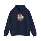 Patriotic Cat Hoodie — "Ready for the Stars" Graphic Pullover