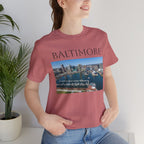Baltimore Skyline Photo Tee — Inner Harbor Cityscape T-Shirt
