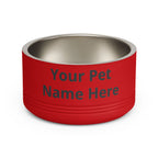 Personalized Pet Bowl – Custom Name 18oz Stainless Steel Dog & Cat Feeding Bowl