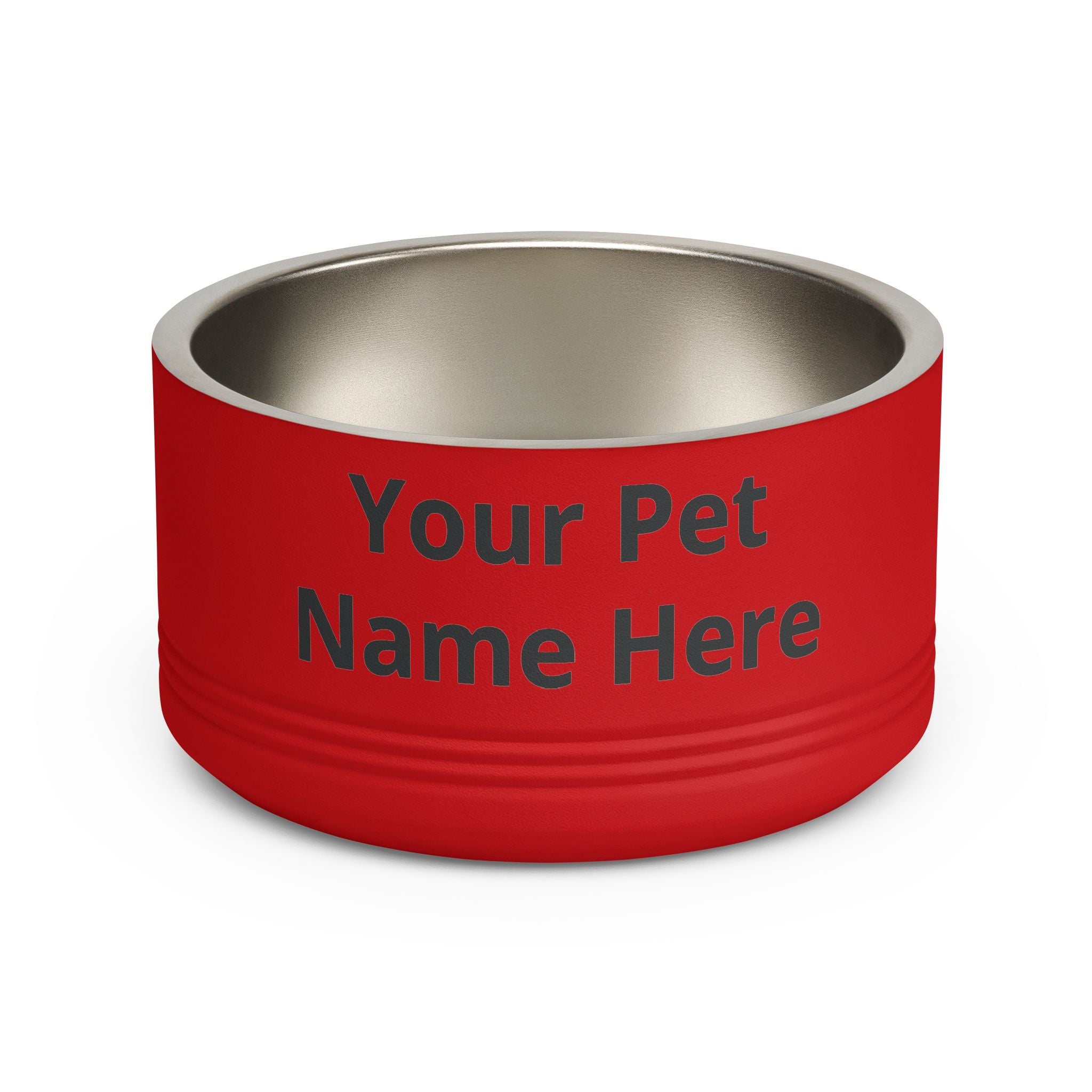 Personalized Pet Bowl – Custom Name 18oz Stainless Steel Dog & Cat Feeding Bowl
