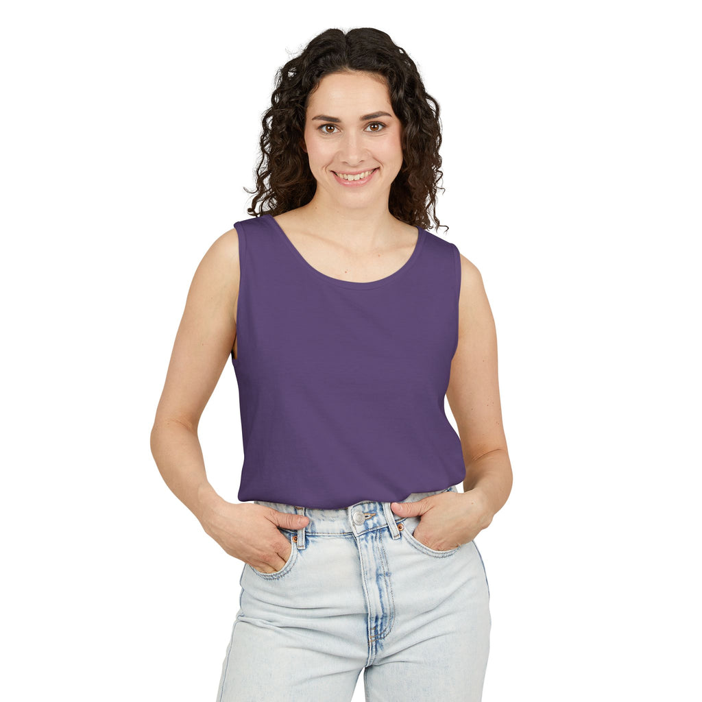 Summer Vibes Unisex Tank Top - Retro Sun Graphic