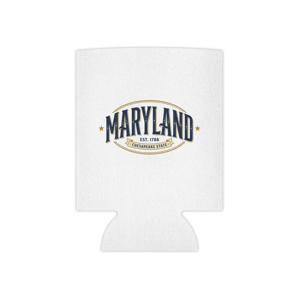 Maryland Can Cooler – Retro Chesapeake States Beverage Koozie
