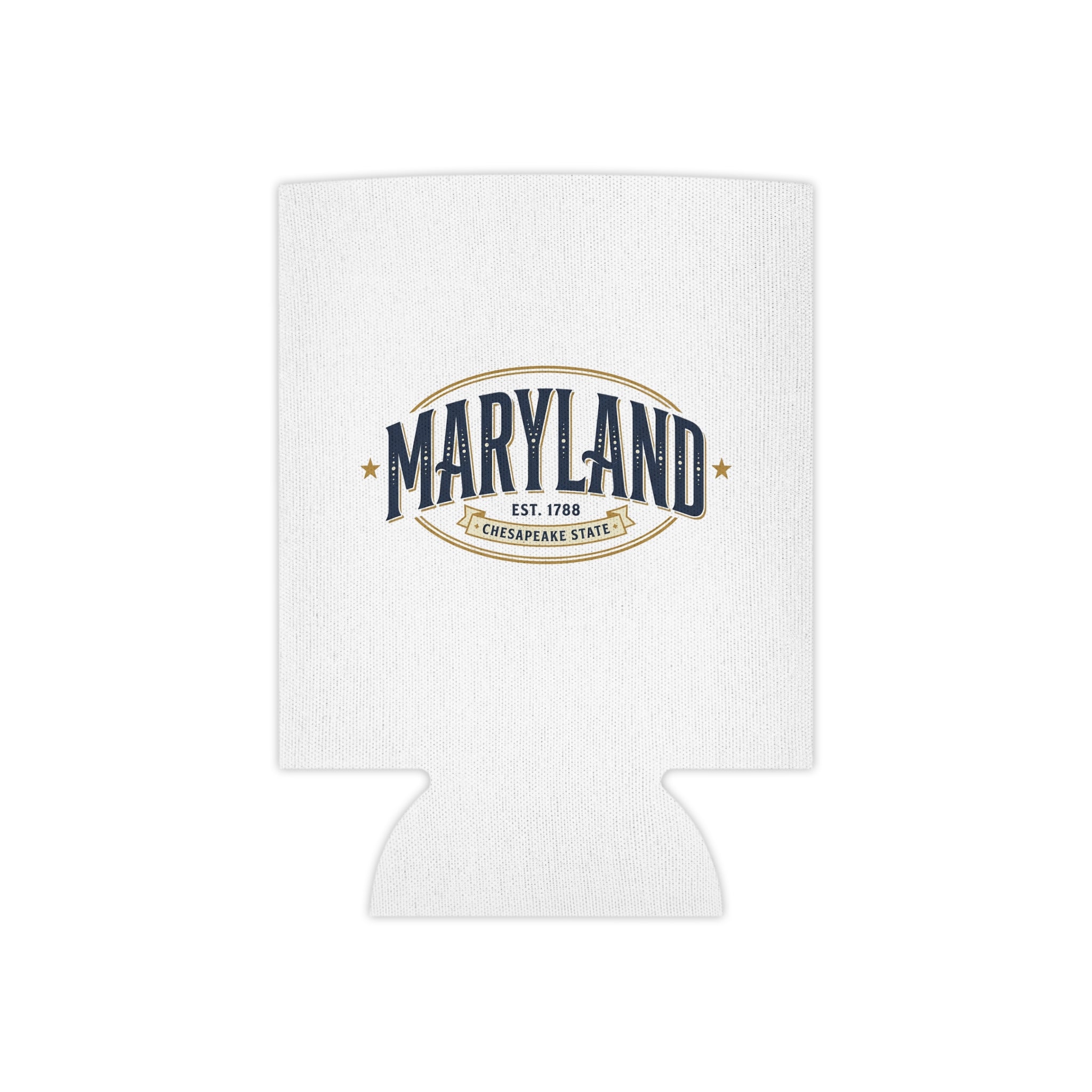 Maryland Can Cooler – Retro Chesapeake States Beverage Koozie