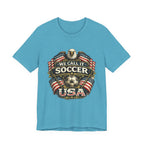 We Call It Soccer USA T-Shirt – Patriotic Eagle Soccer Tee
