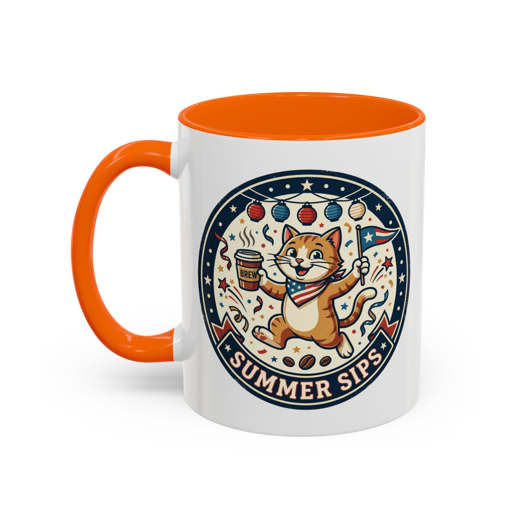 Space Camper Patch Coffee Mug — Retro Astronaut Camper 11/15oz Accent Mug