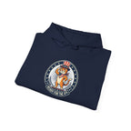 Patriotic Cat Hoodie — "Ready for the Stars" Graphic Pullover