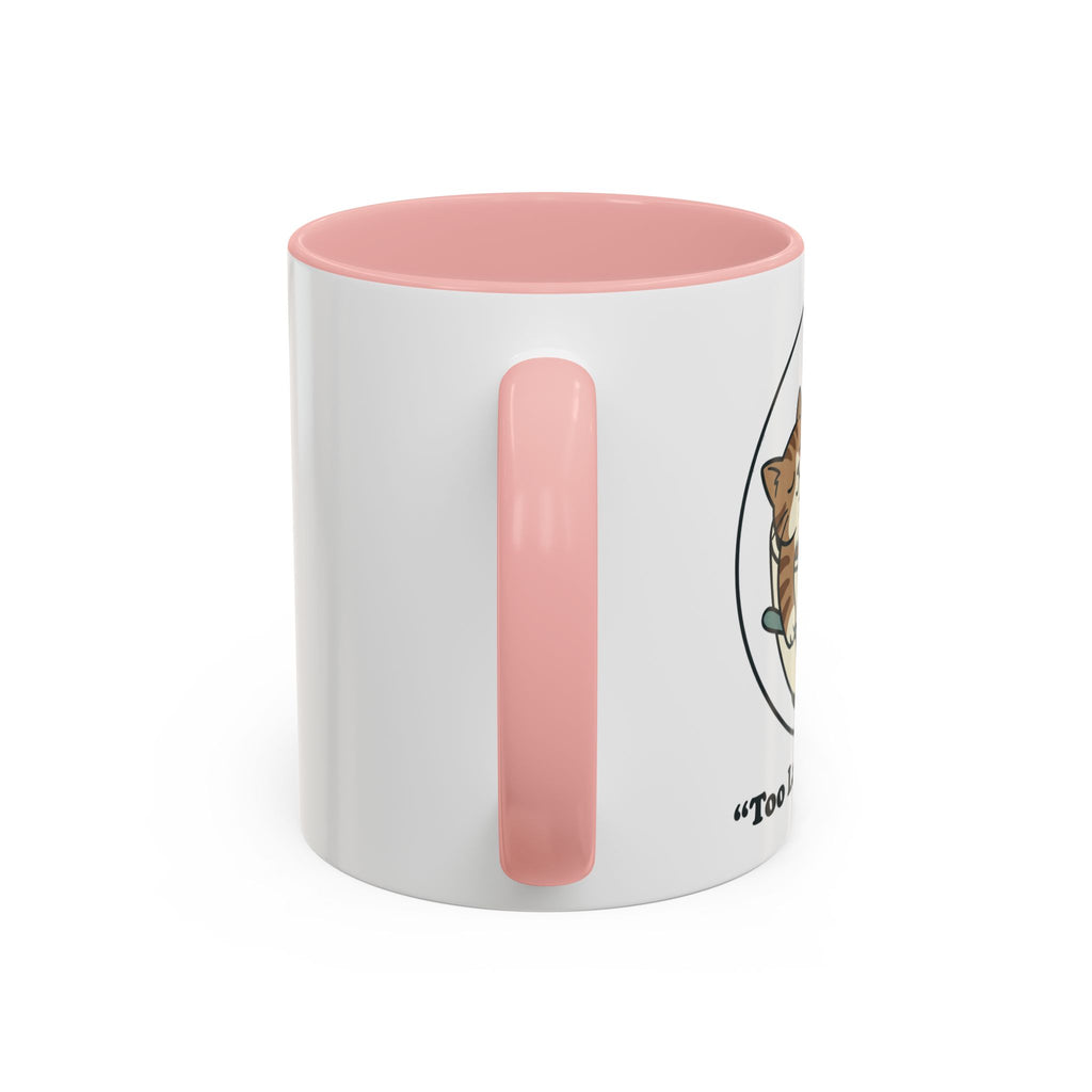 Latte Cat Coffee Mug – "Don't Wake Me, I'll Move" Cute Cat Latte Art Ceramic Accent Mug