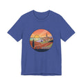 Sunset Tuscan Landscape T-Shirt — Vintage Italian Countryside Graphic Tee