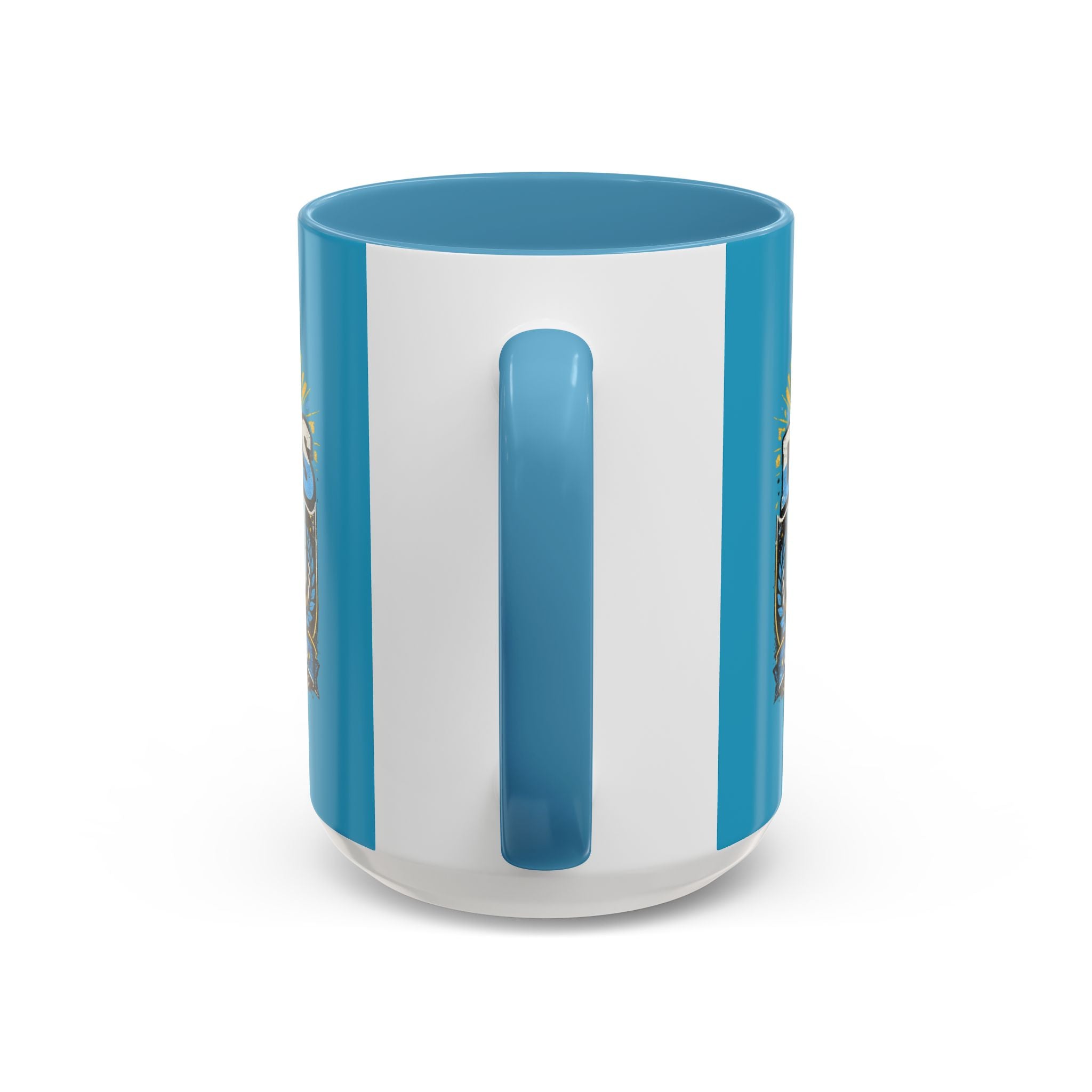 Coffee Mug — Bright Blue Accent Ceramic Mug (11/15oz)