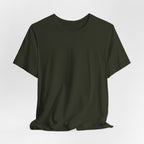 Nature Sunset Mountain Back Design T-Shirt — Scenic River & Pine Forest Graphic Tee