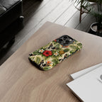 Tropical chihuahua Phone Case — Floral Pineapple Protective Tough Case