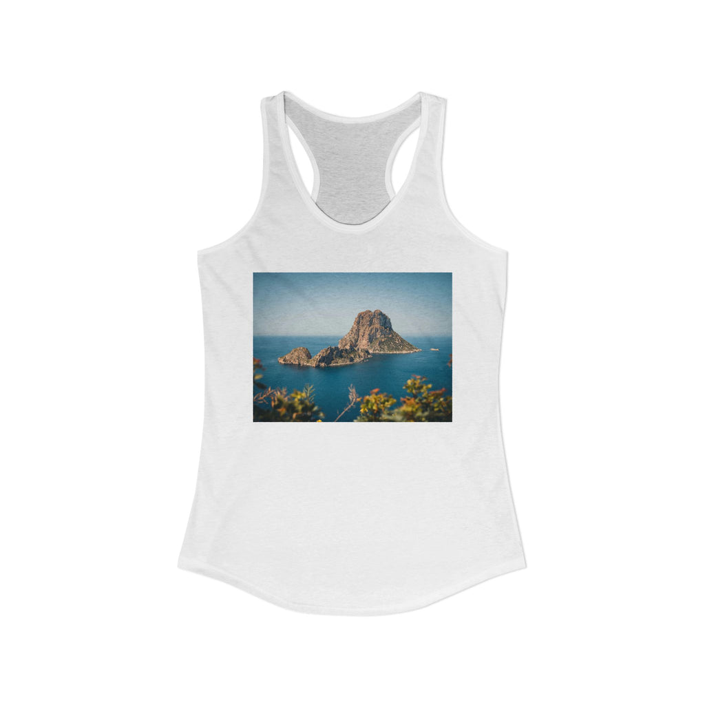 Women's Racerback Tank - Es Vedrà, Spain View