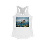 Women's Racerback Tank - Es Vedrà, Spain View