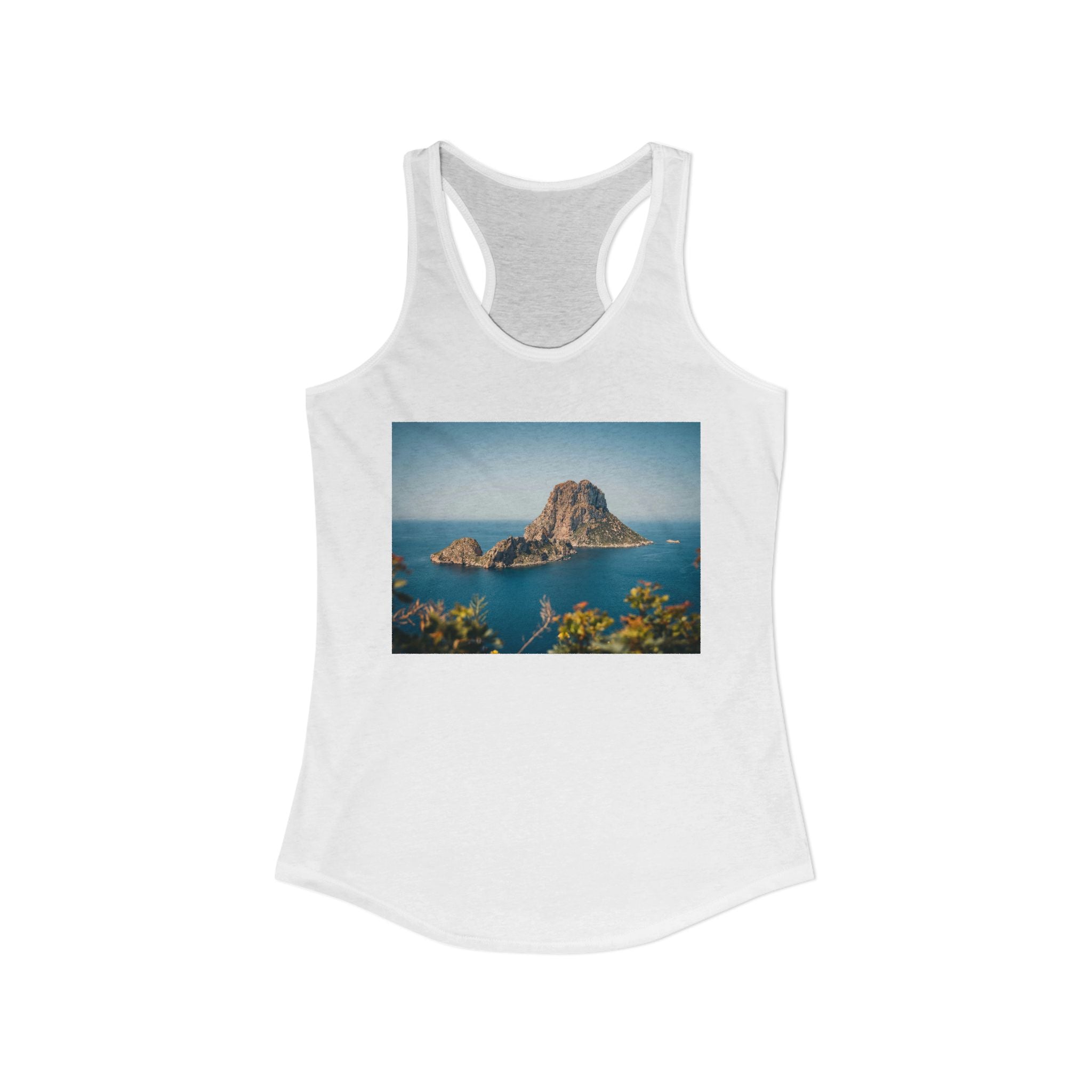 Women's Racerback Tank - Es Vedrà, Spain View
