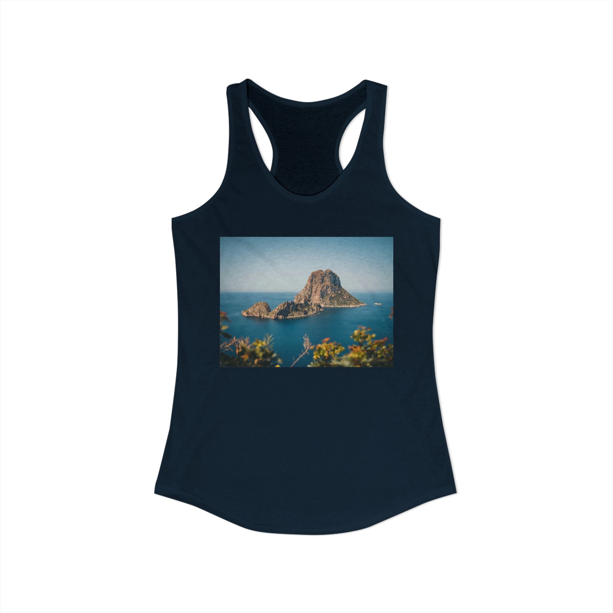 Women's Racerback Tank - Es Vedrà, Spain View