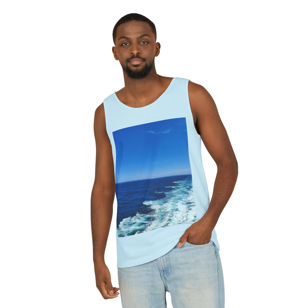 Ocean View Photo Tank Top — Coastal Beach Vibes Summer Tee