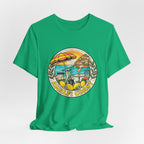 Amalfi Coast Vintage Travel Tee — Scenic Lemon & Vespa Graphic