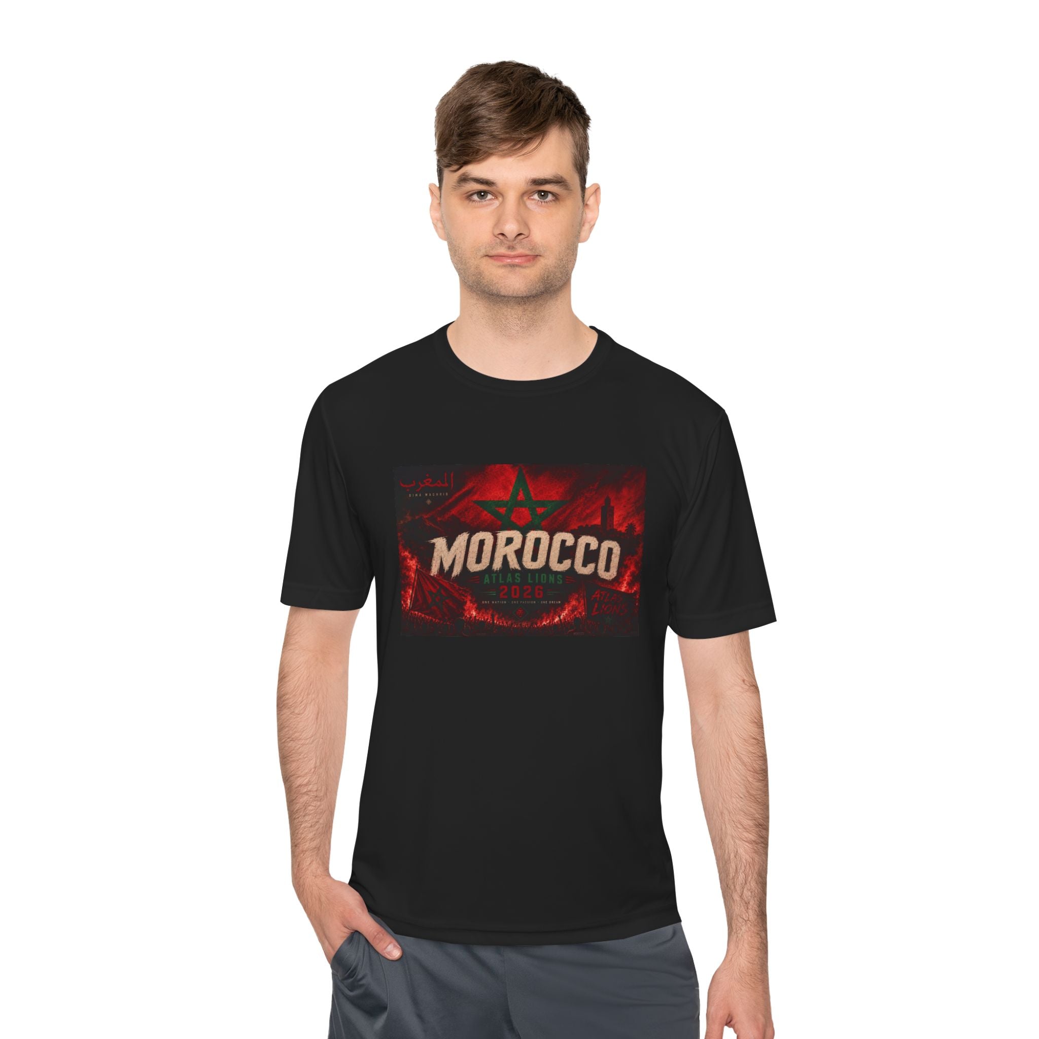 Morocco 2026 World Cup Tee — Soccer Fan Shirt