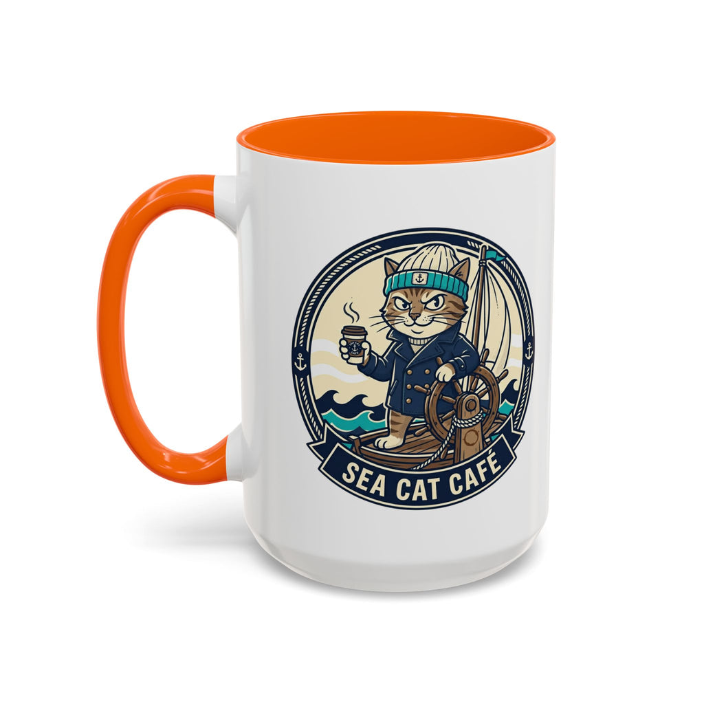 Nautical Sailboat Coffee Mug – Vintage Ocean Adventure Accent Mug