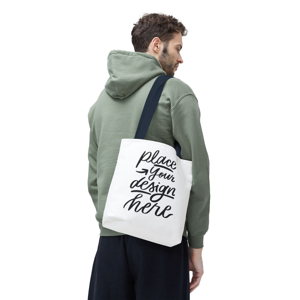 Custom Printed Tote Bag — Personalized All-Over-Print Canvas Shopper