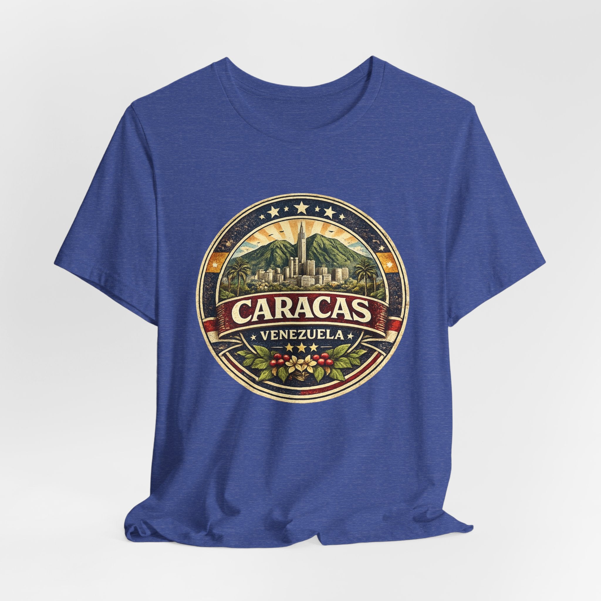 Caracas Venezuela Vintage Travel Tee — Retro City Badge T-Shirt