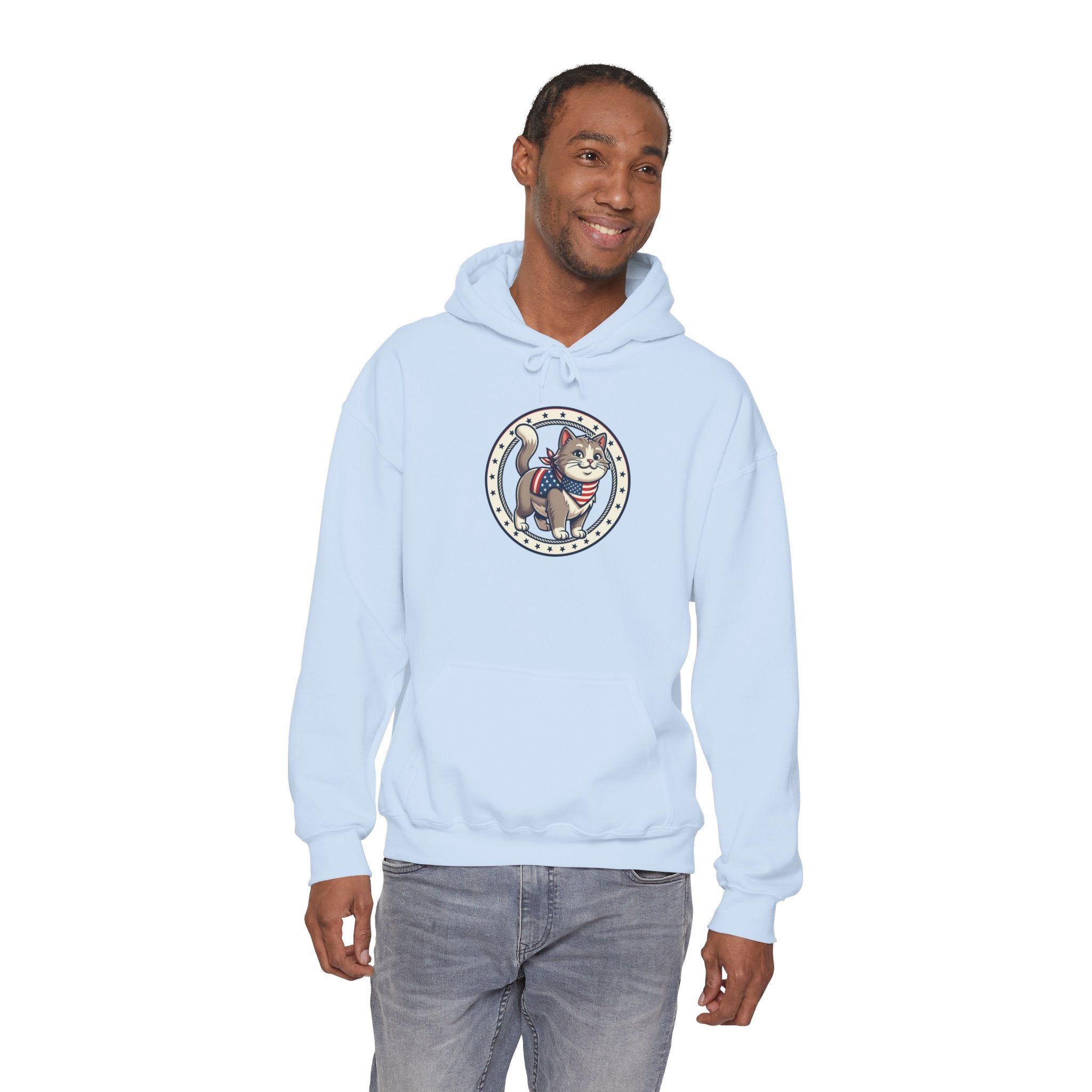 Patriotic Cat Hoodie