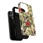 Tropical chihuahua Phone Case — Floral Pineapple Protective Tough Case