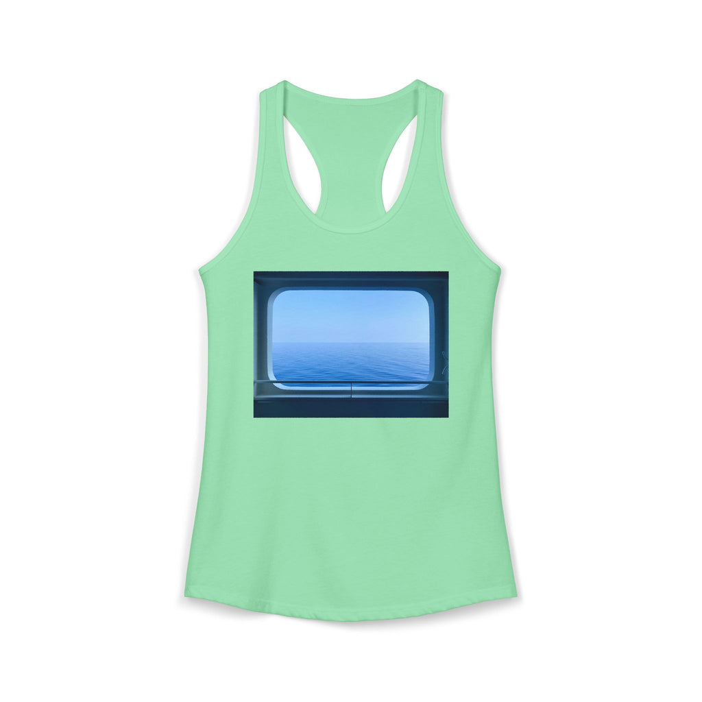 Women's Ideal Racerback Tank - Summer Ocean View